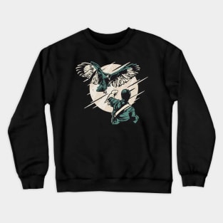 FALCONRY ILLUSTRATION Crewneck Sweatshirt